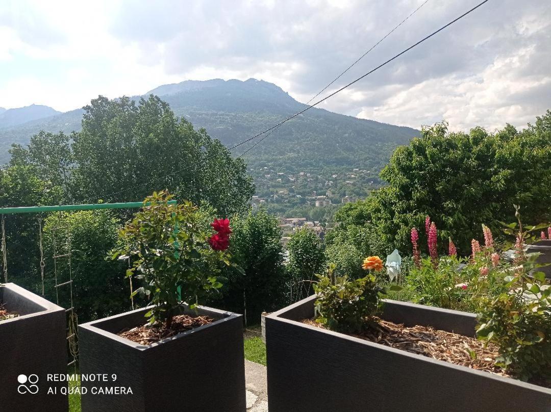 Rdc Villa Plein Sud Avec Vue Imprenable Briançon Buitenkant foto