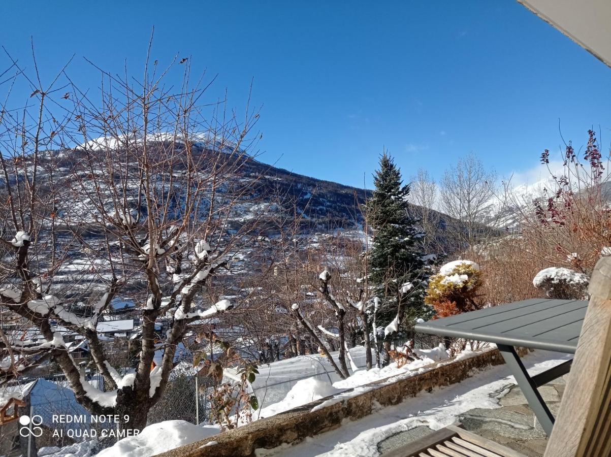 Rdc Villa Plein Sud Avec Vue Imprenable Briançon Buitenkant foto